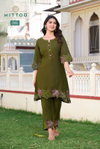 Krivaa By Mittoo Viscose Weaving Thread Work Co Ord Set Exporters In India